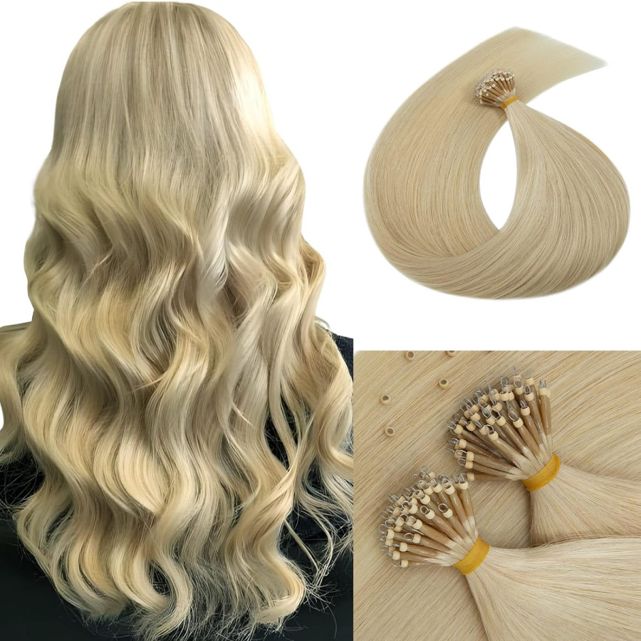 Extensii Nanoring Blond Natural Extensii Nanoring Blond Natural